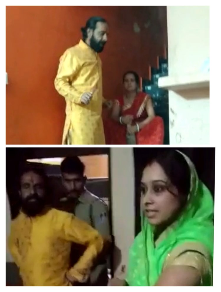 शाजापुर में तांत्रिक की पत्नी और उसकी प्रेमिका में मारपीट पुलिस पहुंची मौके पर
