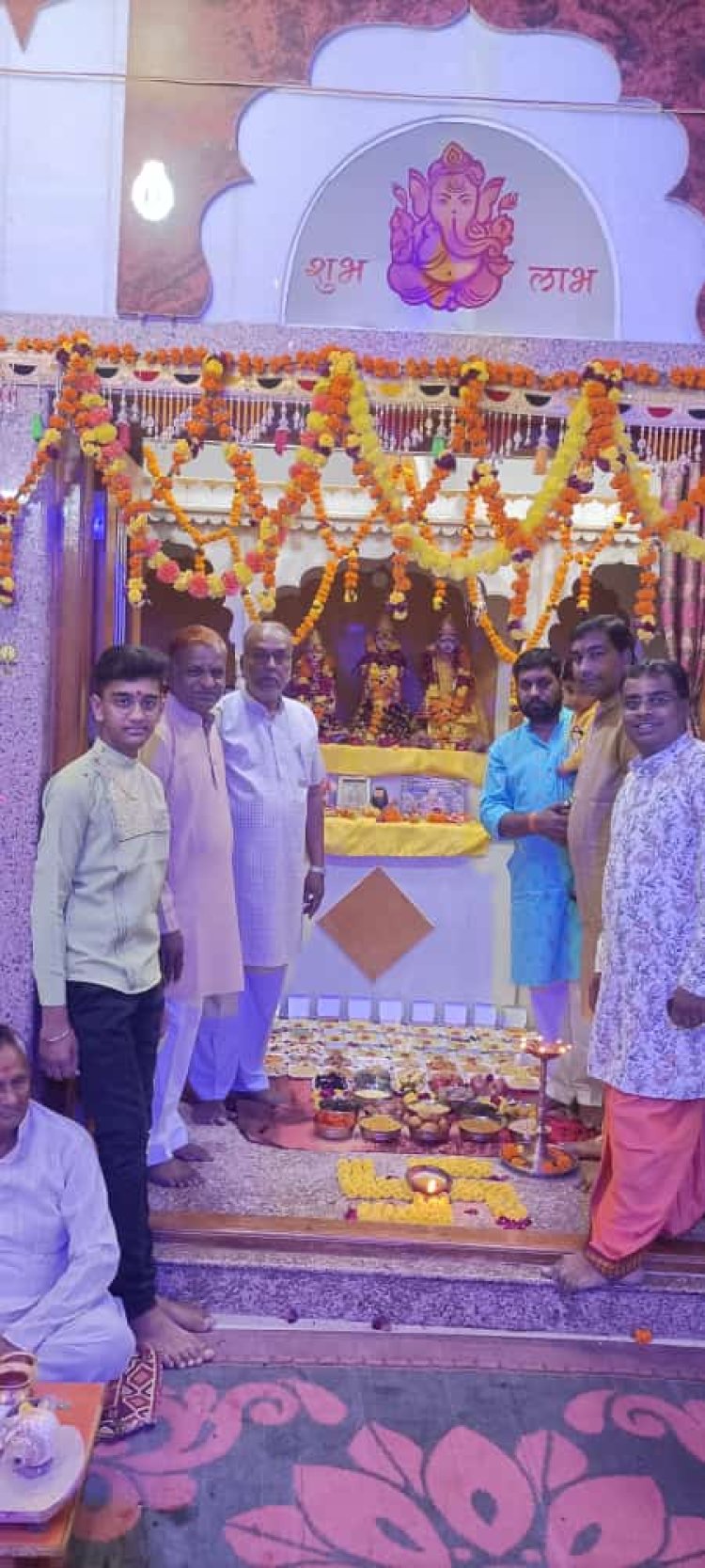 क्षत्रिय राठौर धर्मशाला राम दरबार मंदिर में स्वर्गीय हीरालाल कुंडीवाला की स्मृति में हुआ अन्नकुट महोत्सव का आयोजन 