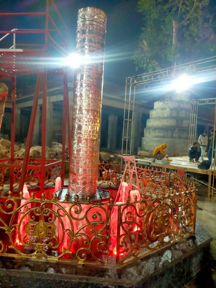 महाकाल मंदिर में सुजलाम  जल स्तम्भ आज होगा अनावरण